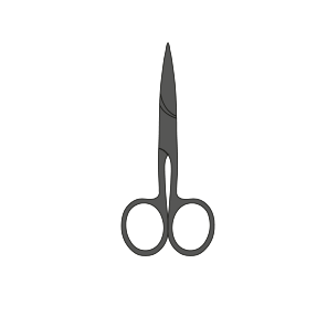 Scissors for pedicure